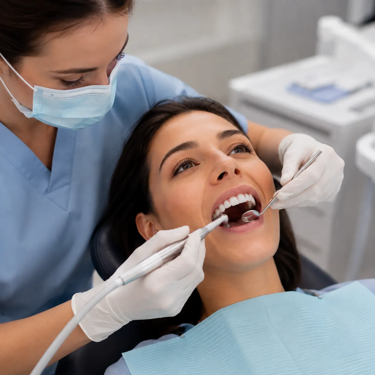 Limpieza dental en gabinete